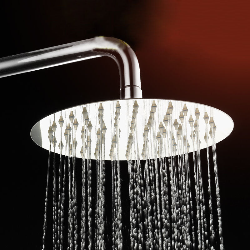 Juno Commercials Wall Mount Square & Round Ultra-thin Large Shower Head with Hand Shower