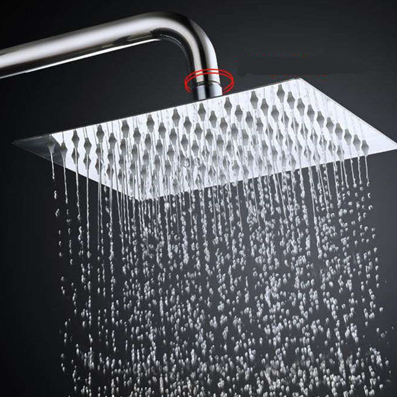 Juno Commercials Wall Mount Round & Square High Pressure Ultra-Thin Rainfall Shower Head