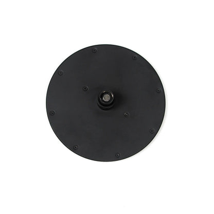 Juno Commercials Ceiling Mount Brushed Black Round & Square Rainfall Shower Head and Arm