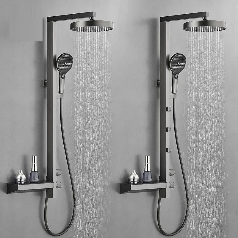 Juno Commercials Solid Brass High-quality Bathroom Shower Set with Washer Function & Waterfall Mixer Faucet