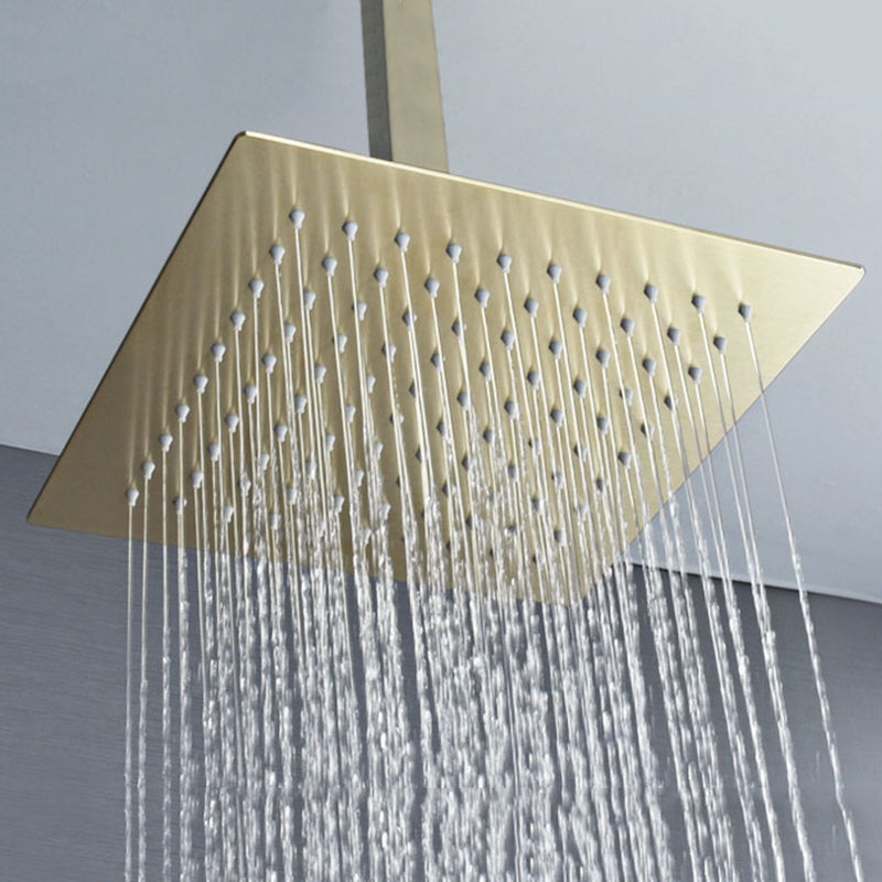 Juno Commercials Ceiling Mount Stainless Steel Finish Rainfall Shower Head