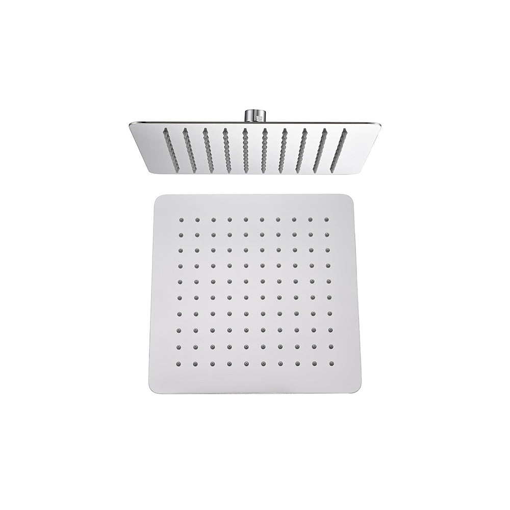 Juno Commercial High Pressure Square Wall Mount Shower Head