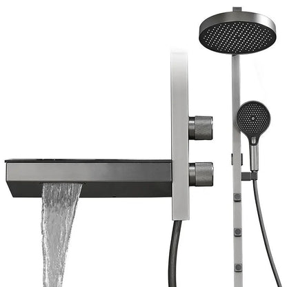 Juno Commercials Solid Brass High-quality Bathroom Shower Set with Washer Function & Waterfall Mixer Faucet