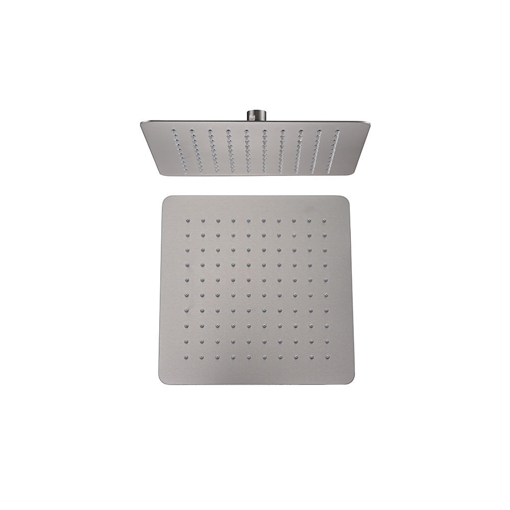 Juno Commercial High Pressure Square Wall Mount Shower Head