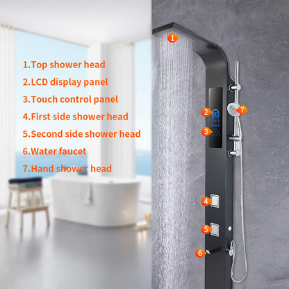 Juno Commercials Wall Mount Smart Display Bathroom Electric Instant Water Heater Shower Panel