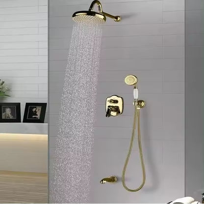 Juno Europeon Style Commercial Wall Mount Shower Set