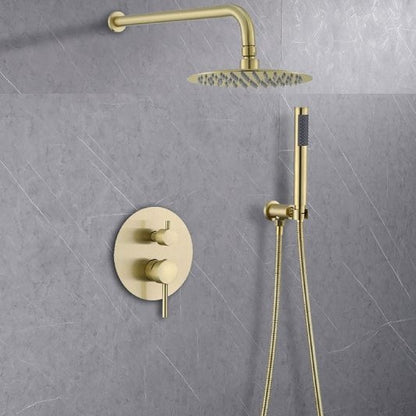 Juno Commercials Wall Mount Multi Funtion Rain Shower Set