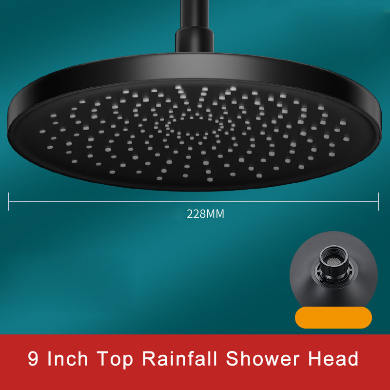 Juno Commercials Ceiling Mount 10 inch Adjustable High Pressure Rainfall Shower Head