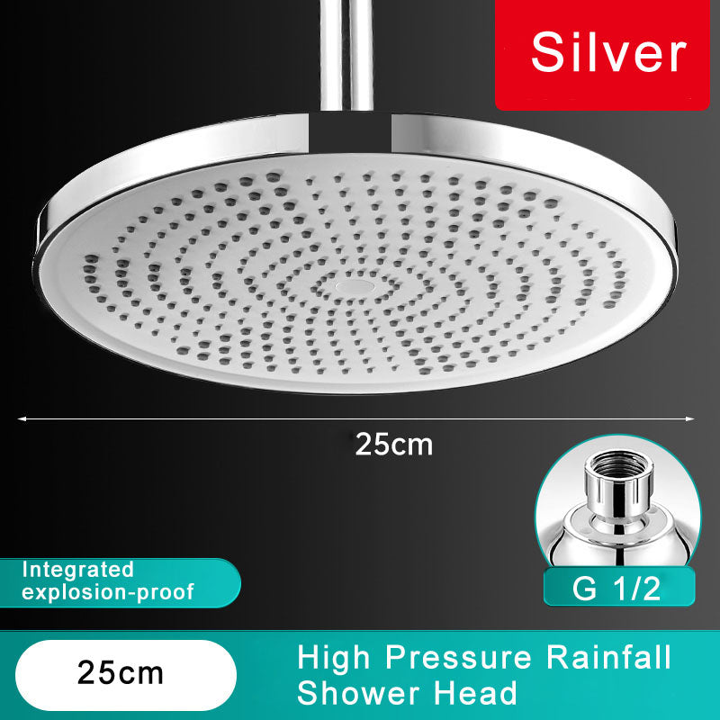 Juno Commercials Ceiling Mount 10 inch Adjustable High Pressure Rainfall Shower Head