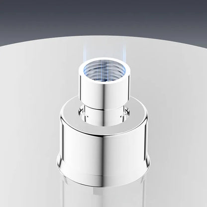 Juno Commercials Ceiling Mount 5 Modes High Pressure Rainfall Large Flow Shower Head With Hand Shower