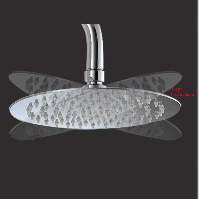 Juno Commercials Ceiling Mount Round & Square Chrome High Pressure Stainless Steel Shower Head