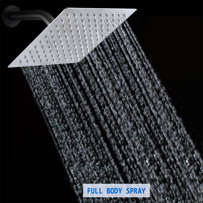 Juno Commercials Ceiling Mount Brushed Nickel Finish Rainfall Shower Head