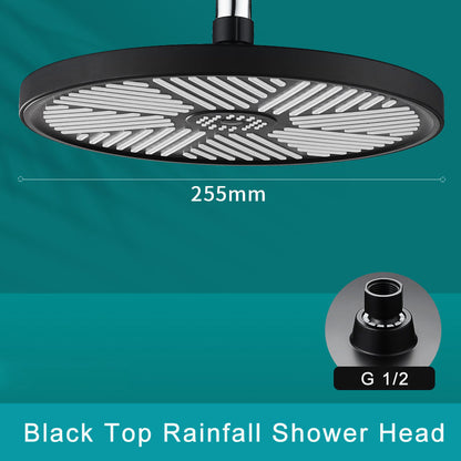 Juno Commercials Ceiling Mount 10 inch Adjustable High Pressure Rainfall Shower Head